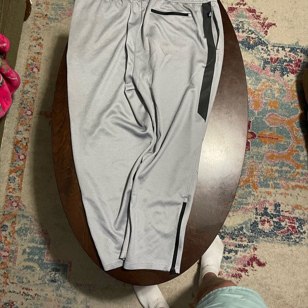 Reebok Black and White Athletic Joggers - Picture 2 of 5
